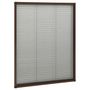 Voir la diapositive 3 : VIDAXL Moustiquaire plissee pour fenetre Aluminium Marron 60x80 cm