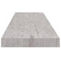 Voir la diapositive 5 : VIDAXL Etagere murale flottante Gris beton 90x23,5x3,8 cm MDF