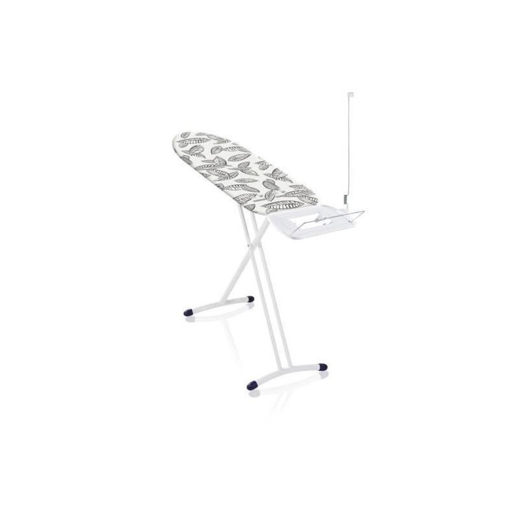 Leifheit LEIFHEIT 72565 Table a repasser Air Board Express M Solid, planche a repasser pliante 120x38 cm, avec support pour centrale vape