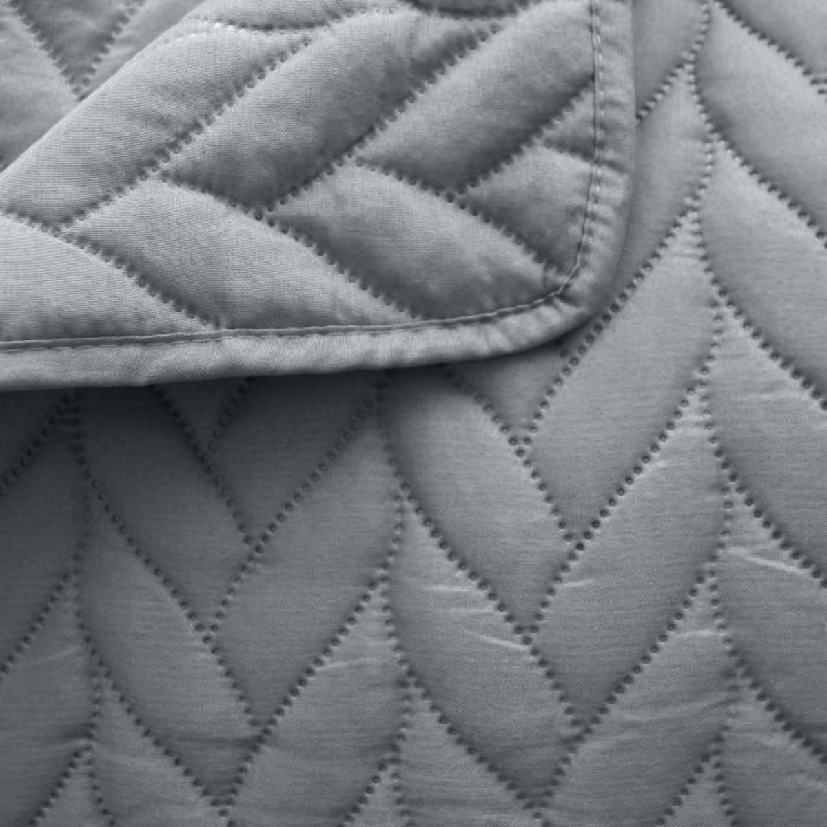 Paris Prix Couvre-lit en Microfibre  Tessa  220x240cm Gris