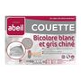 Voir la diapositive 4 : ABEIL ABEIL Couette temperee BICOLORE 140x200cm - Blanc + Gris chine