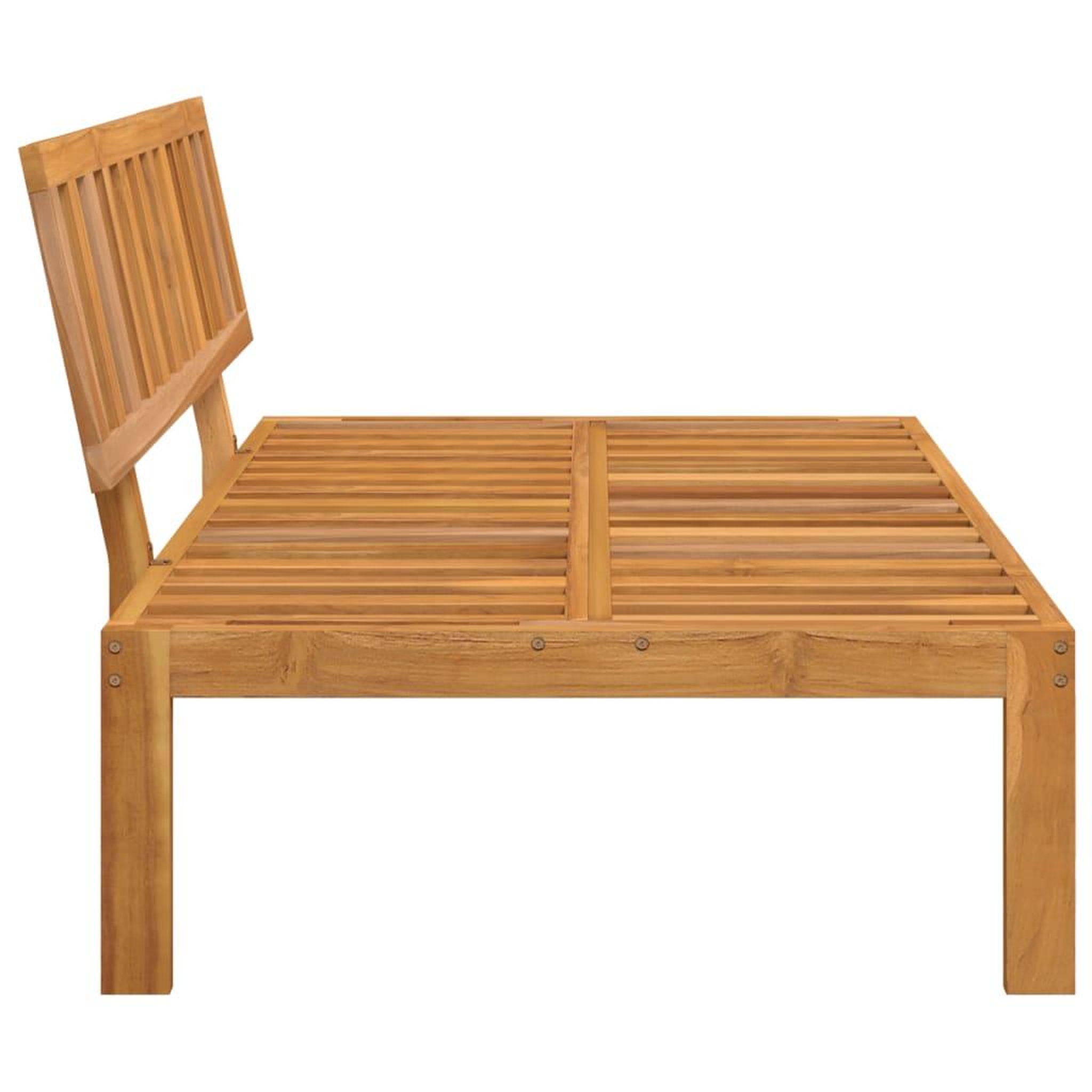 Voir la diapositive 4 : VIDAXL Canape central palette de jardin bois massif d'acacia