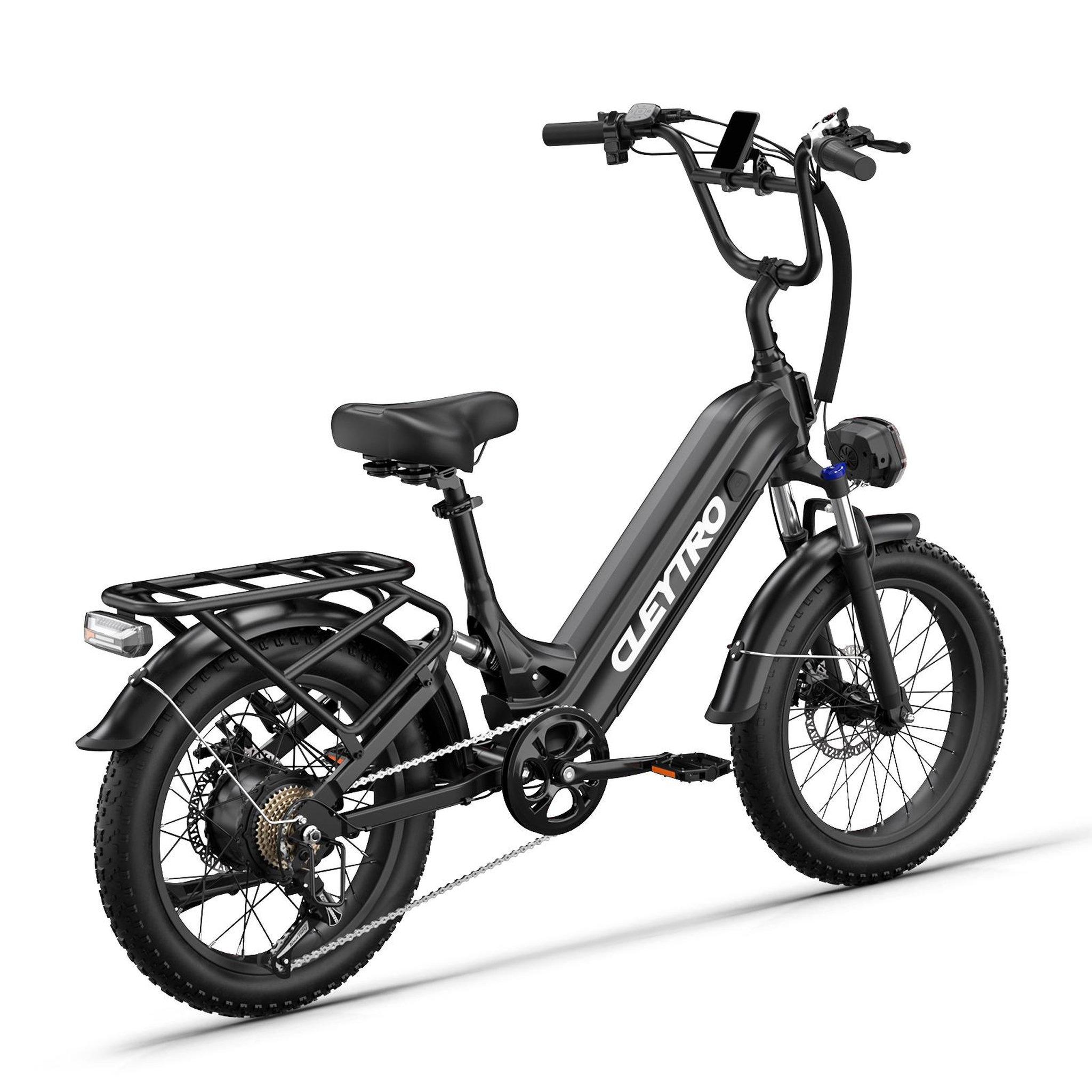 Voir la diapositive 3 : Cleytro Vélo électrique Cleytro XC20, 20 pouces, Fat Bike, batterie 48 V 15,6 Ah