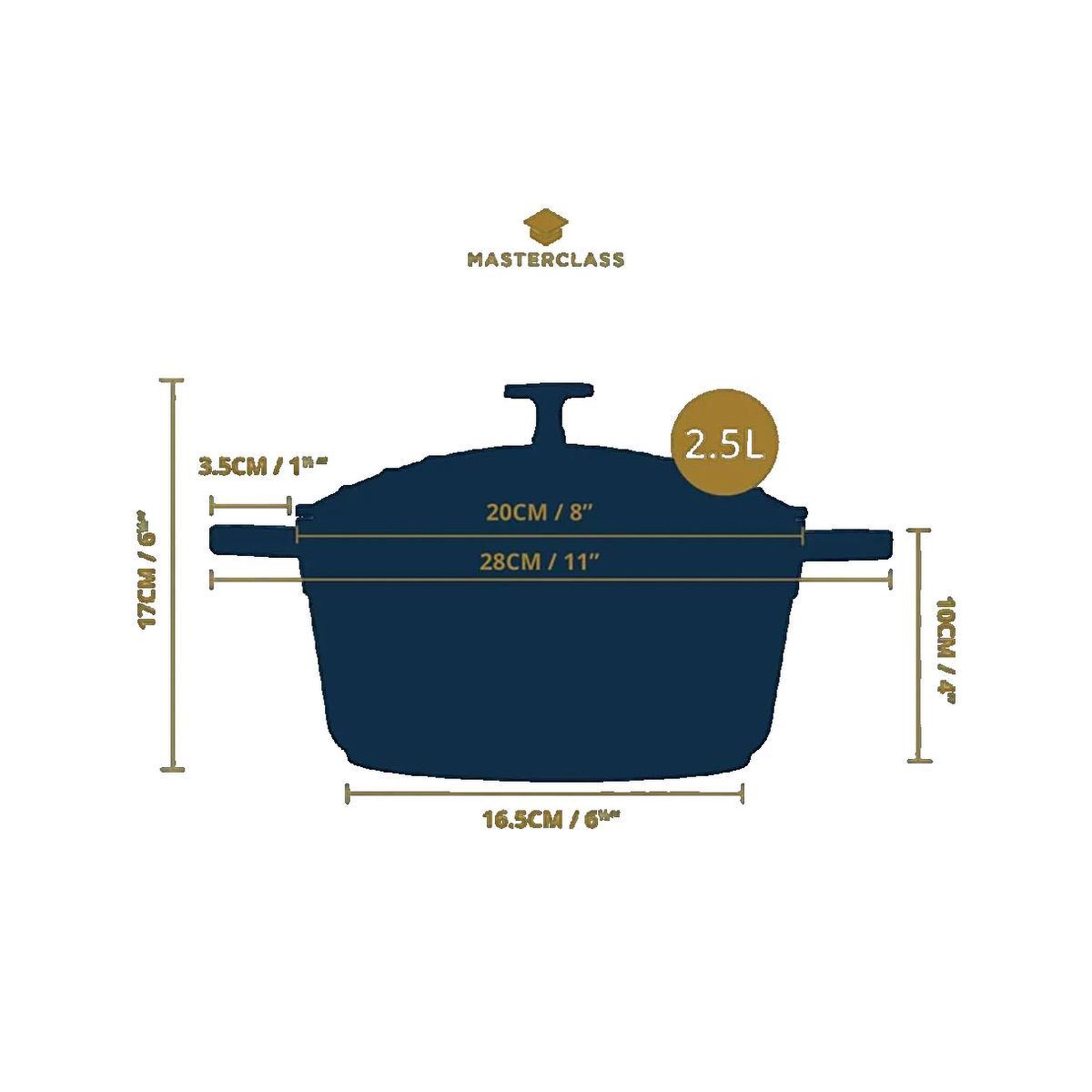 Voir la diapositive 3 : ASTER Casserole Aster Élégante 2,5 litres rouge
