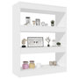 Voir la diapositive 4 : VIDAXL Bibliotheque/Cloison Blanc 80x30x103 cm Bois d'ingenierie