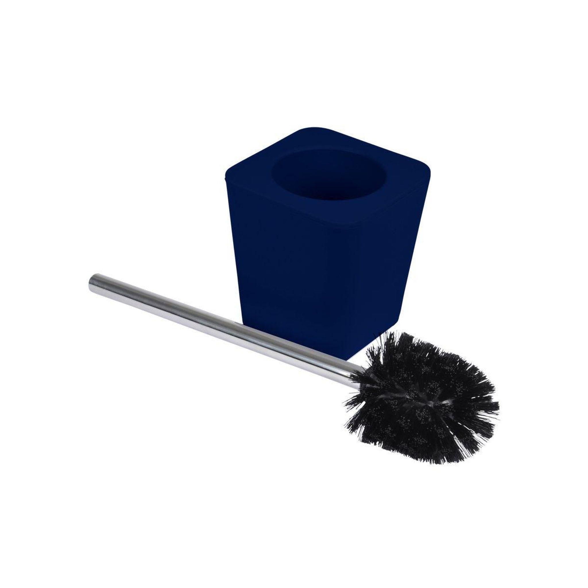 Voir la diapositive 1 : Douceur d'Intérieur Brosse wc soft touch  vitamine  39cm bleu indigo