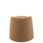 Voir la diapositive 4 : Paris Prix Pouf Design Bouclette  Teddy  40cm Camel