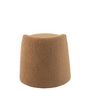 Voir la diapositive 4 : Paris Prix Pouf Design Bouclette  Teddy  40cm Camel