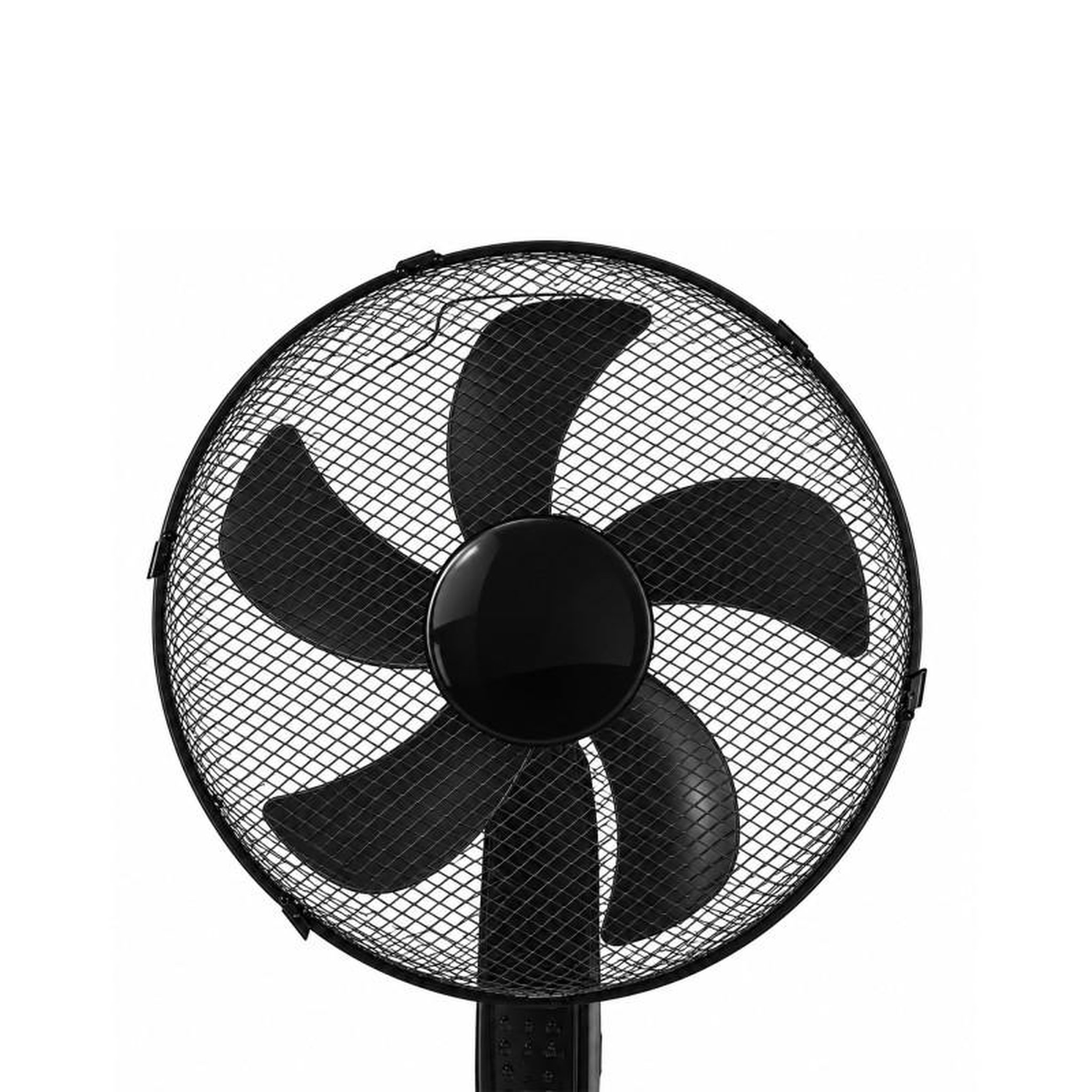 Voir la diapositive 5 : Ventilateur sur pied avec télécommande 40 cm – noir 60w