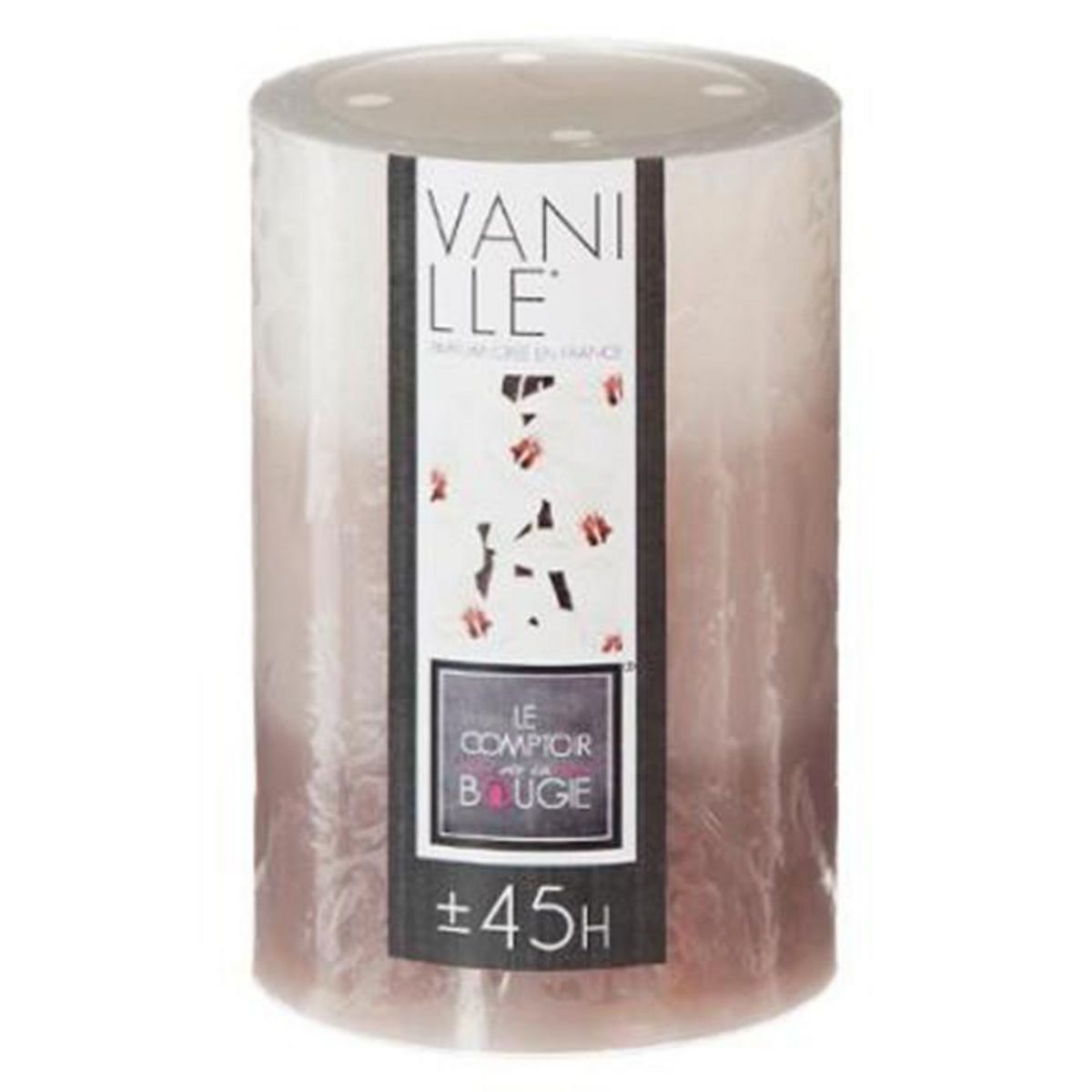 COMPTOIR DE LA BOUGIE Bougie Parfumée Ronde  Trio  310g Vanille