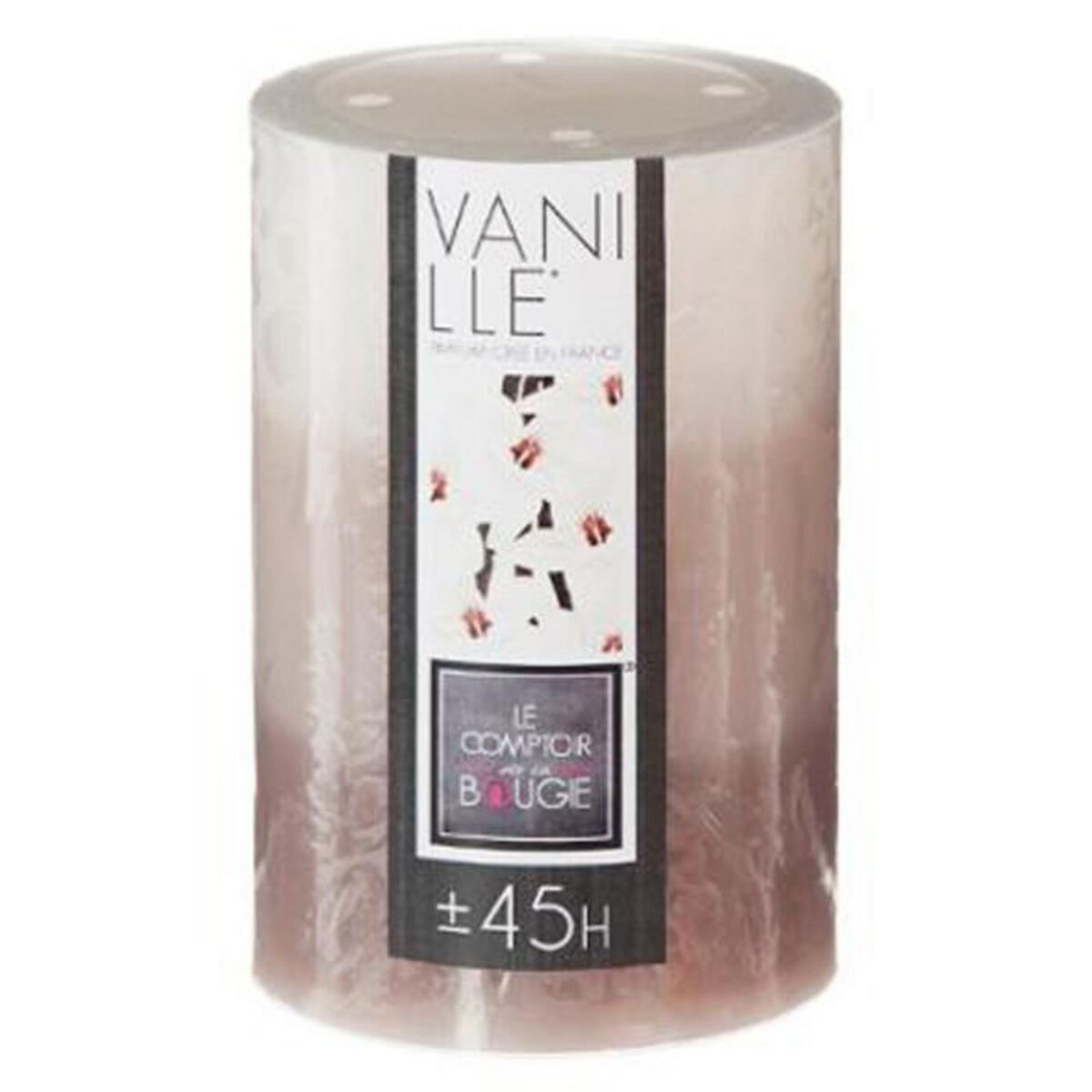 COMPTOIR DE LA BOUGIE Bougie Parfumée Ronde  Trio  310g Vanille