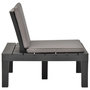 Voir la diapositive 4 : VIDAXL Chaises de salon de jardin et coussins 4pc Plastique Anthracite