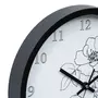  Horloge Murale Design  Femme  30cm Noir