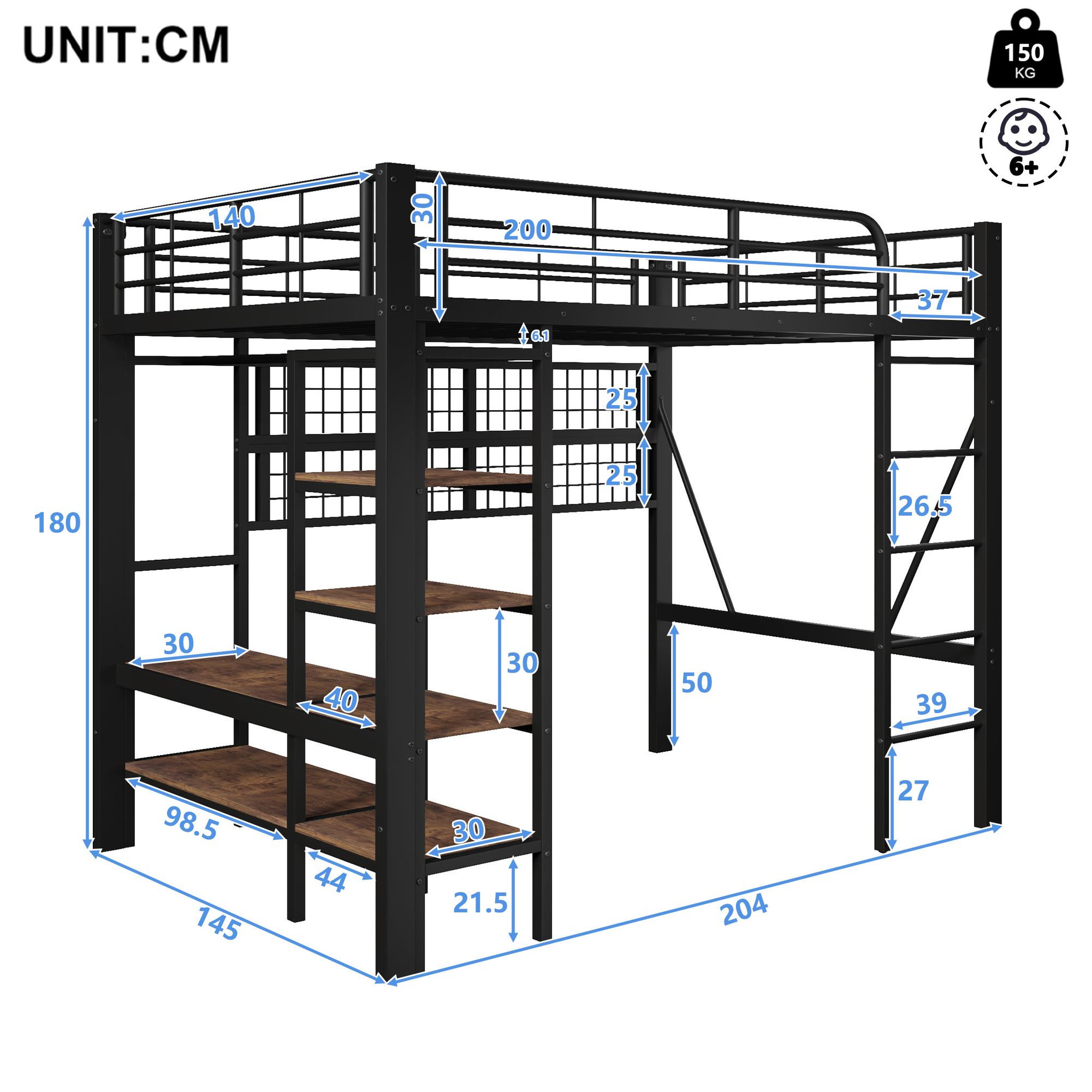 Voir la diapositive 3 : MERAX Lit mezzanine
