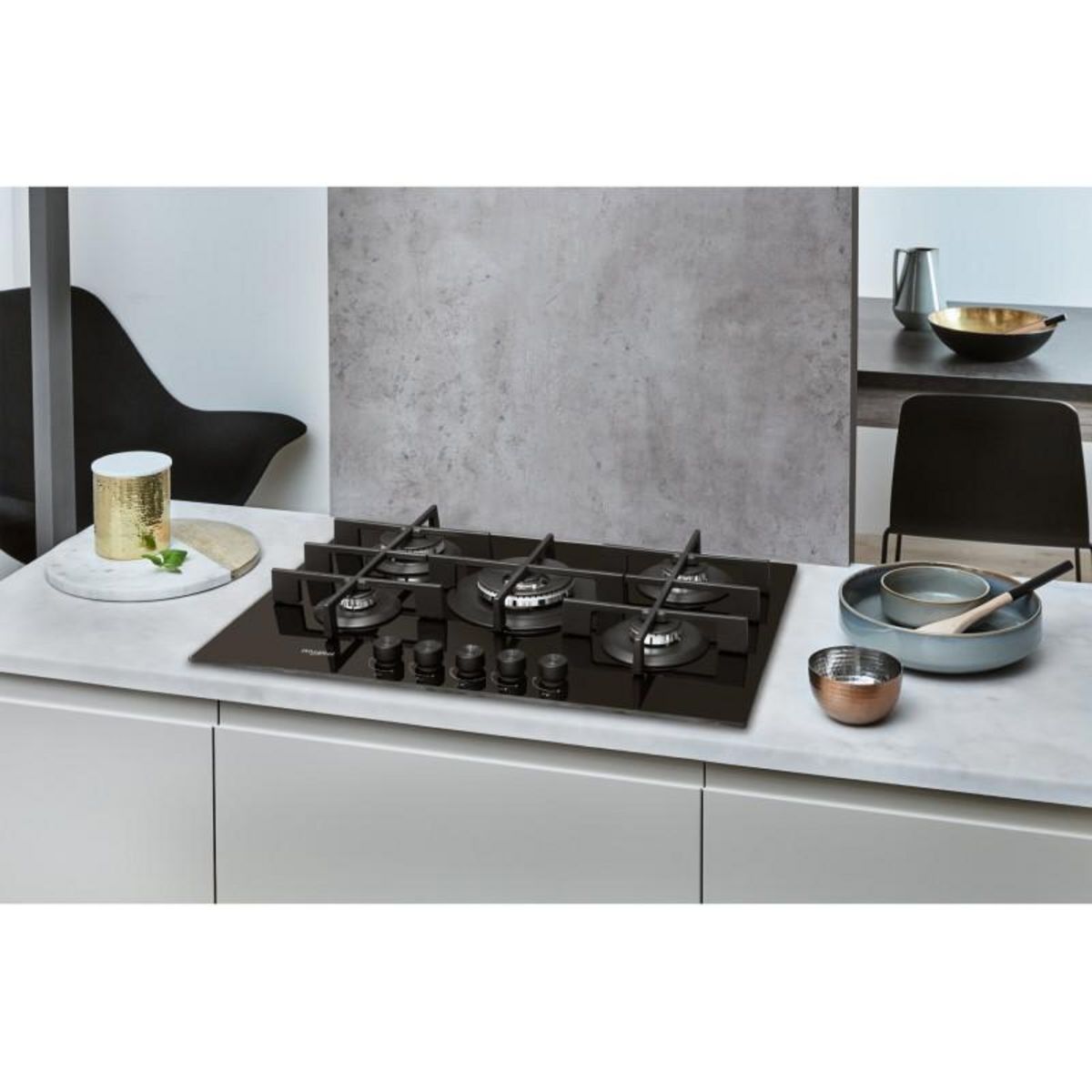 Whirlpool Plaque gaz GOWL758NBFR 75cm