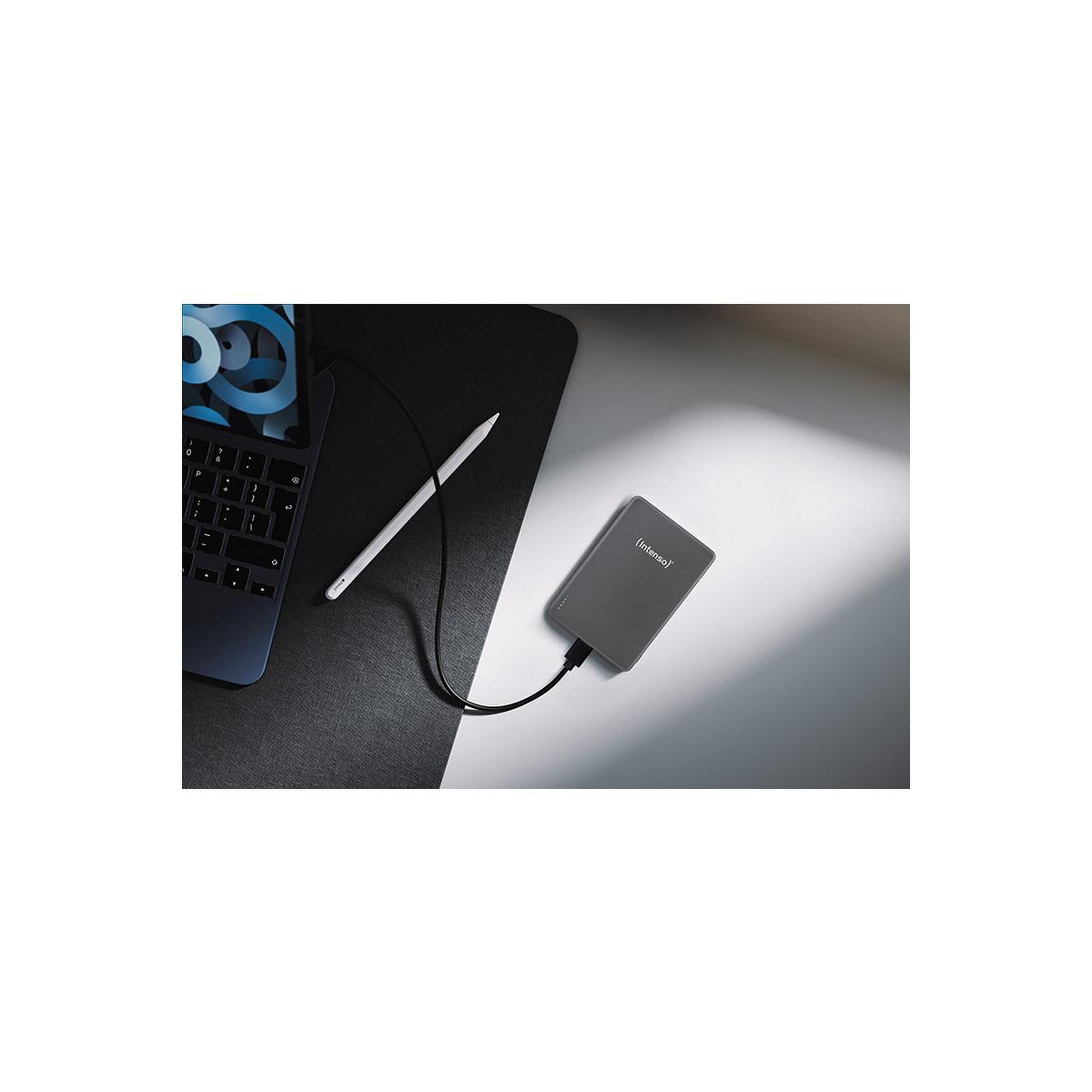 Voir la diapositive 3 : Intenso Intenso batterie externe magnétique mw10000 10000 mah – compatible magsafe, charge sans fil 15w, usb-c pd 20w, pour iphone & android – testée en allemagne – gris