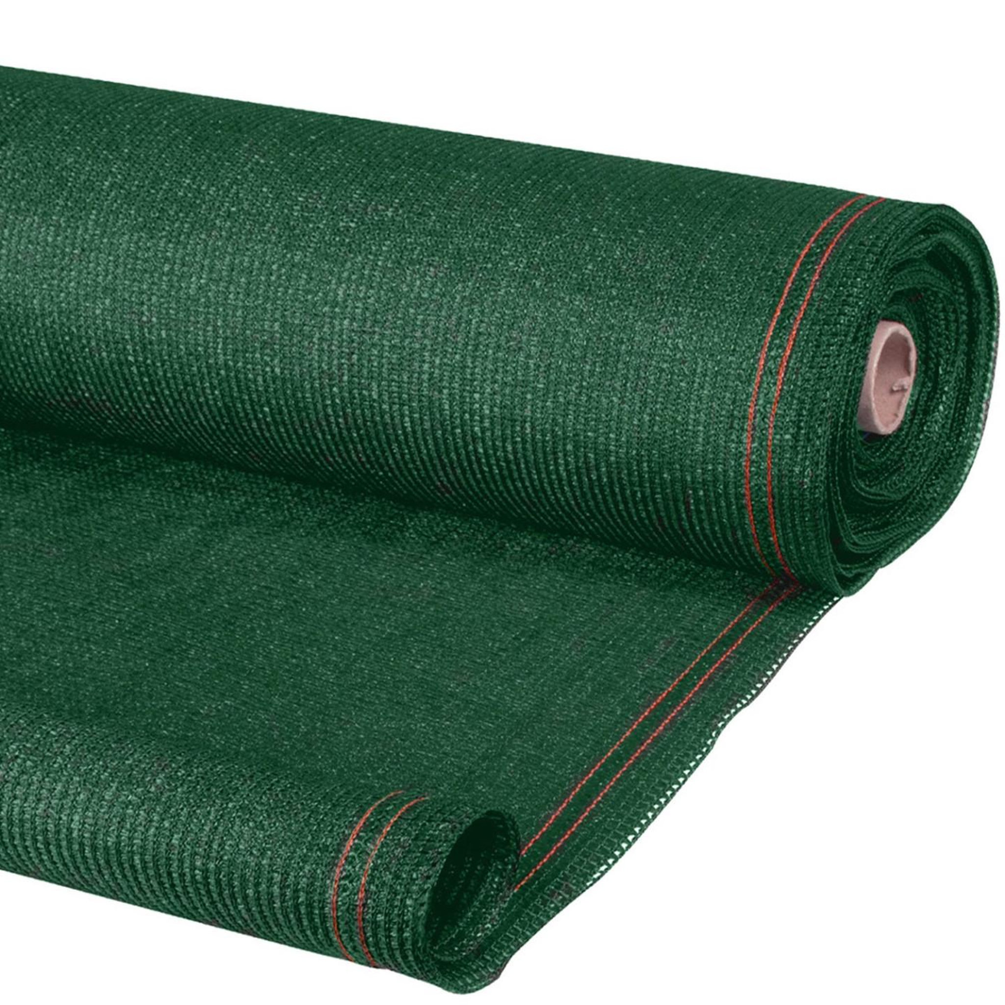 ID MARKET Brise vue renforcé 1 x 10 m vert 220 gr/m² luxe pro