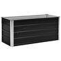 Voir la diapositive 2 : VIDAXL Lit sureleve de jardin Anthracite 100x40x45 cm Acier galvanise
