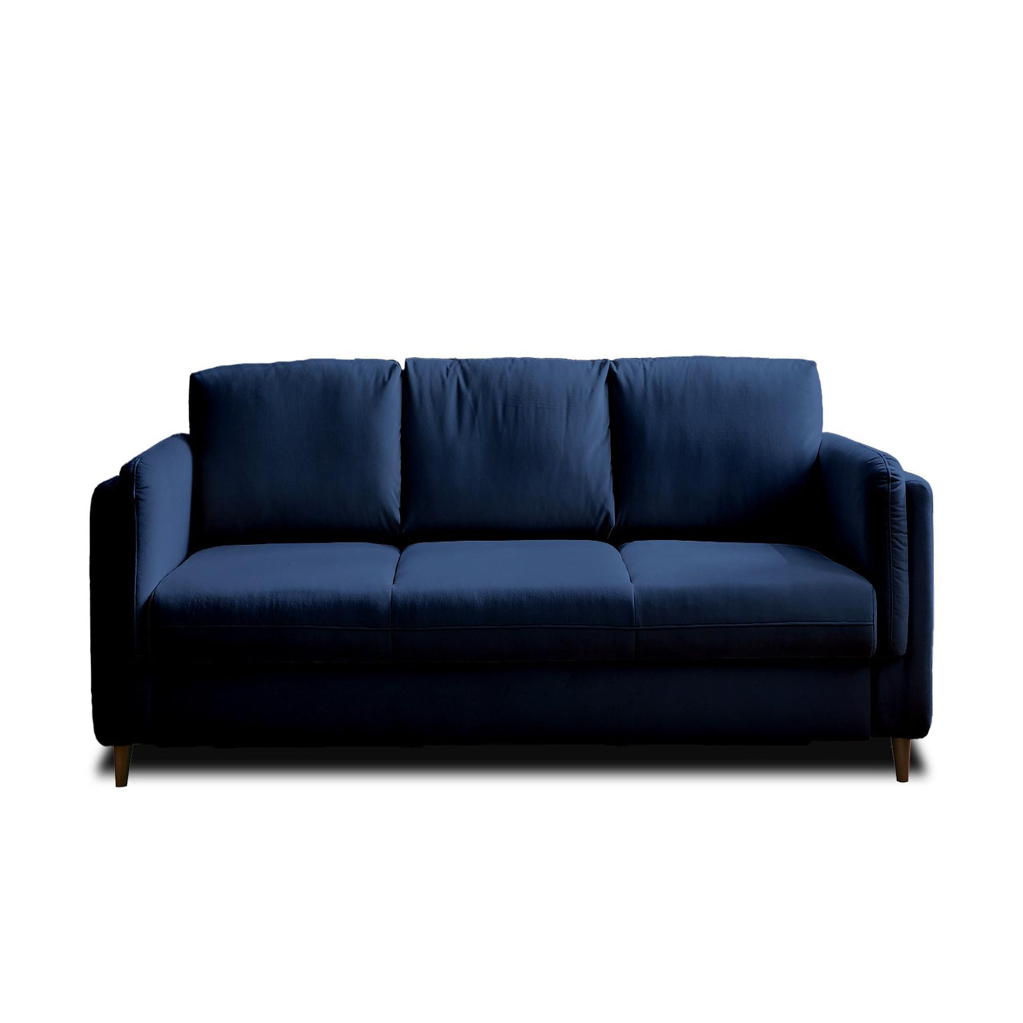 Voir la diapositive 1 : BEST MOBILIER Brooke - canapé 3 places - convertible - en velours