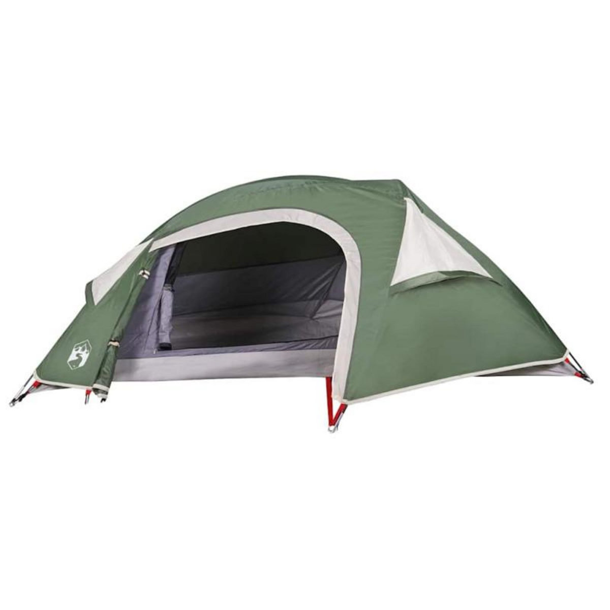 VIDAXL Tente de camping à dôme 1 personne vert imperméable