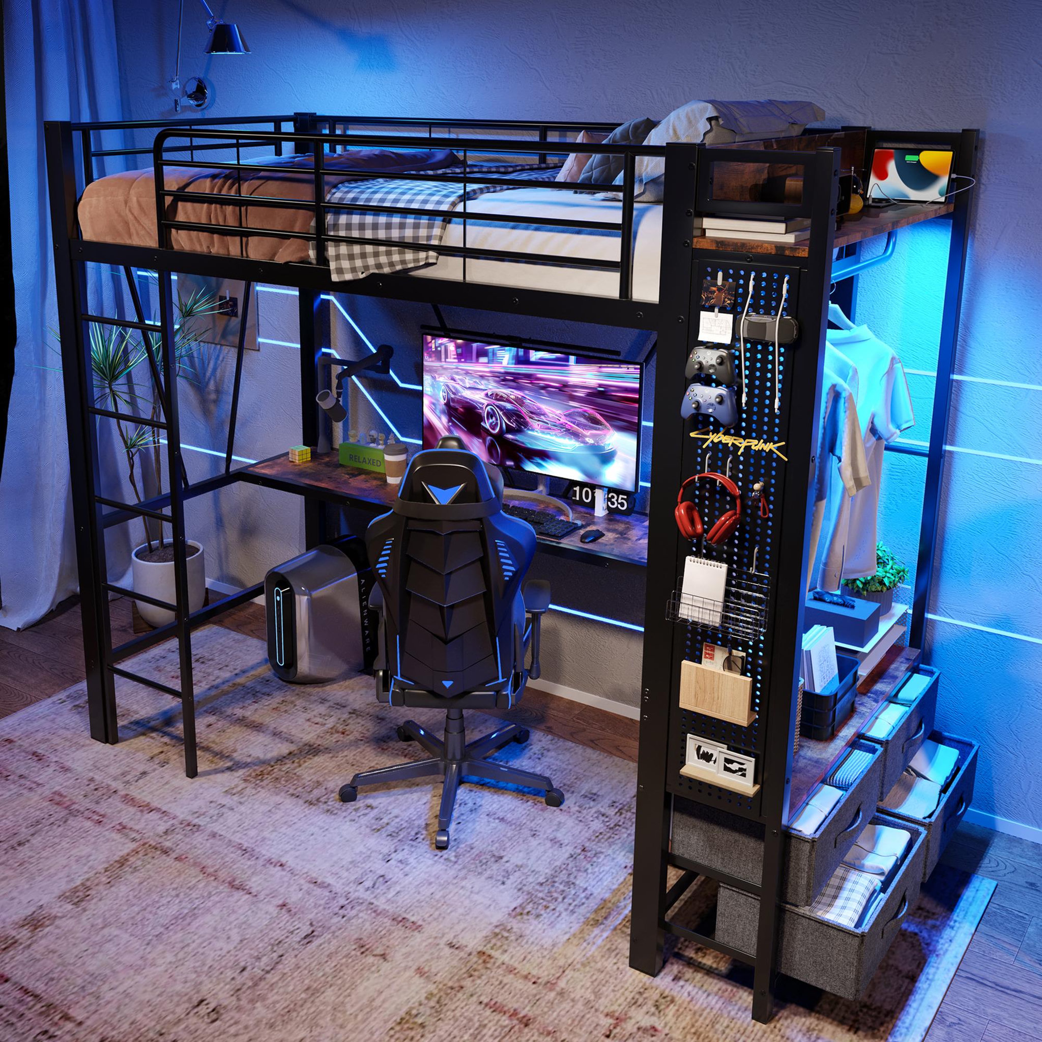 Voir la diapositive 5 : MERAX Lit mezzanine