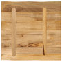 Voir la diapositive 5 : VIDAXL Dessus de table bord vivant 60x60x2,5 cm bois de manguier brut