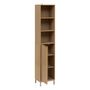 Voir la diapositive 4 : FIVE Colonne 1 porte et 3 niches en bois TASSO - Beige