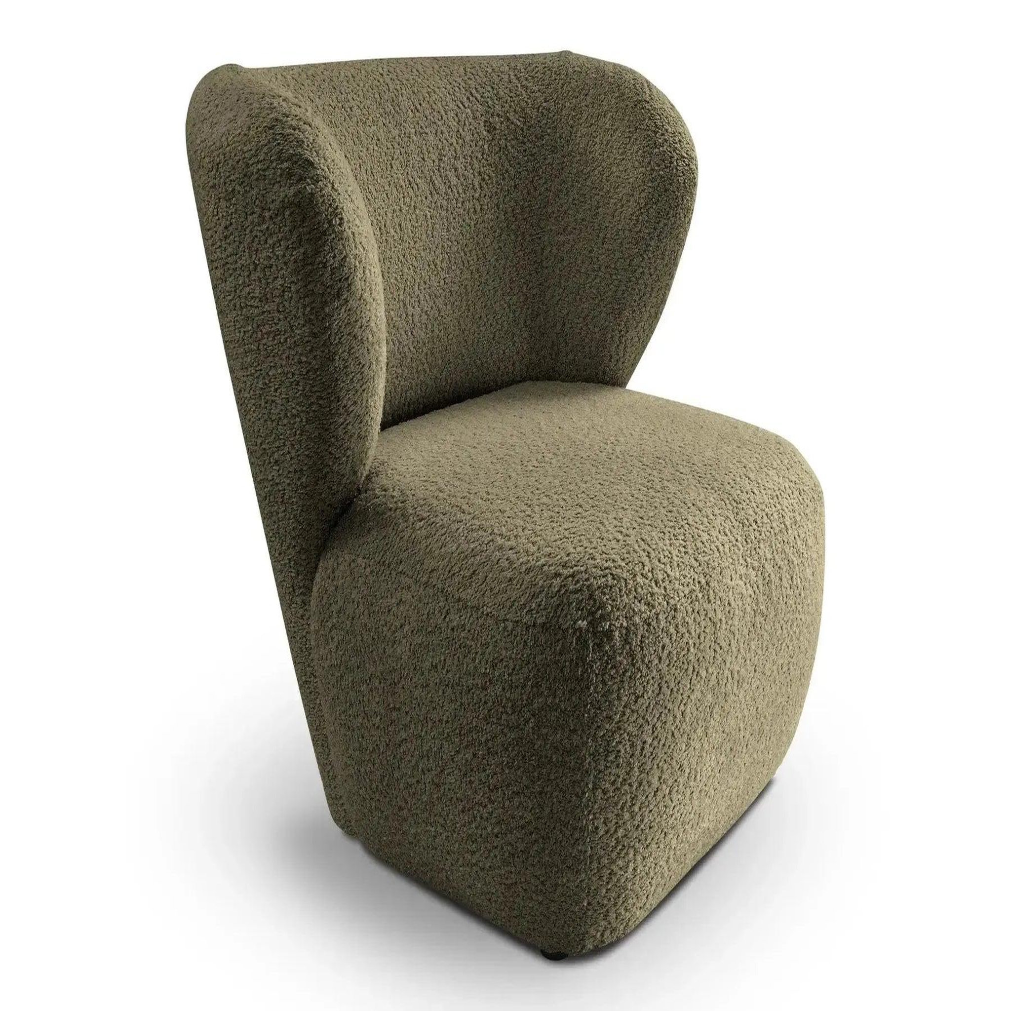 Voir la diapositive 4 : CASANOVA PARIS Capri - fauteuil tissu bouclette