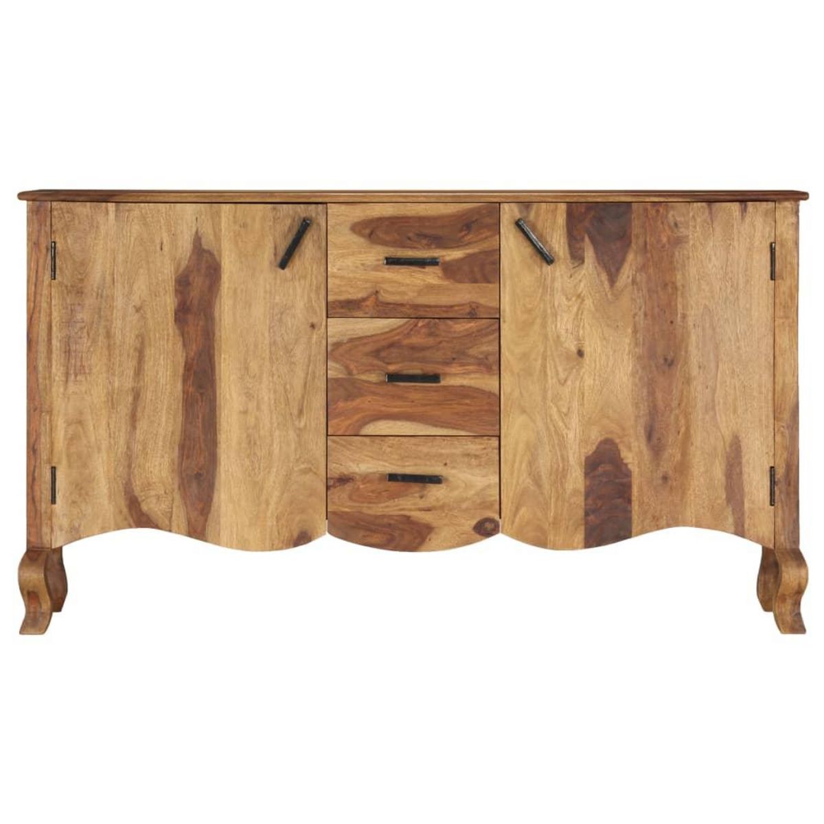 VIDAXL Buffet 145x40x80 cm Bois solide