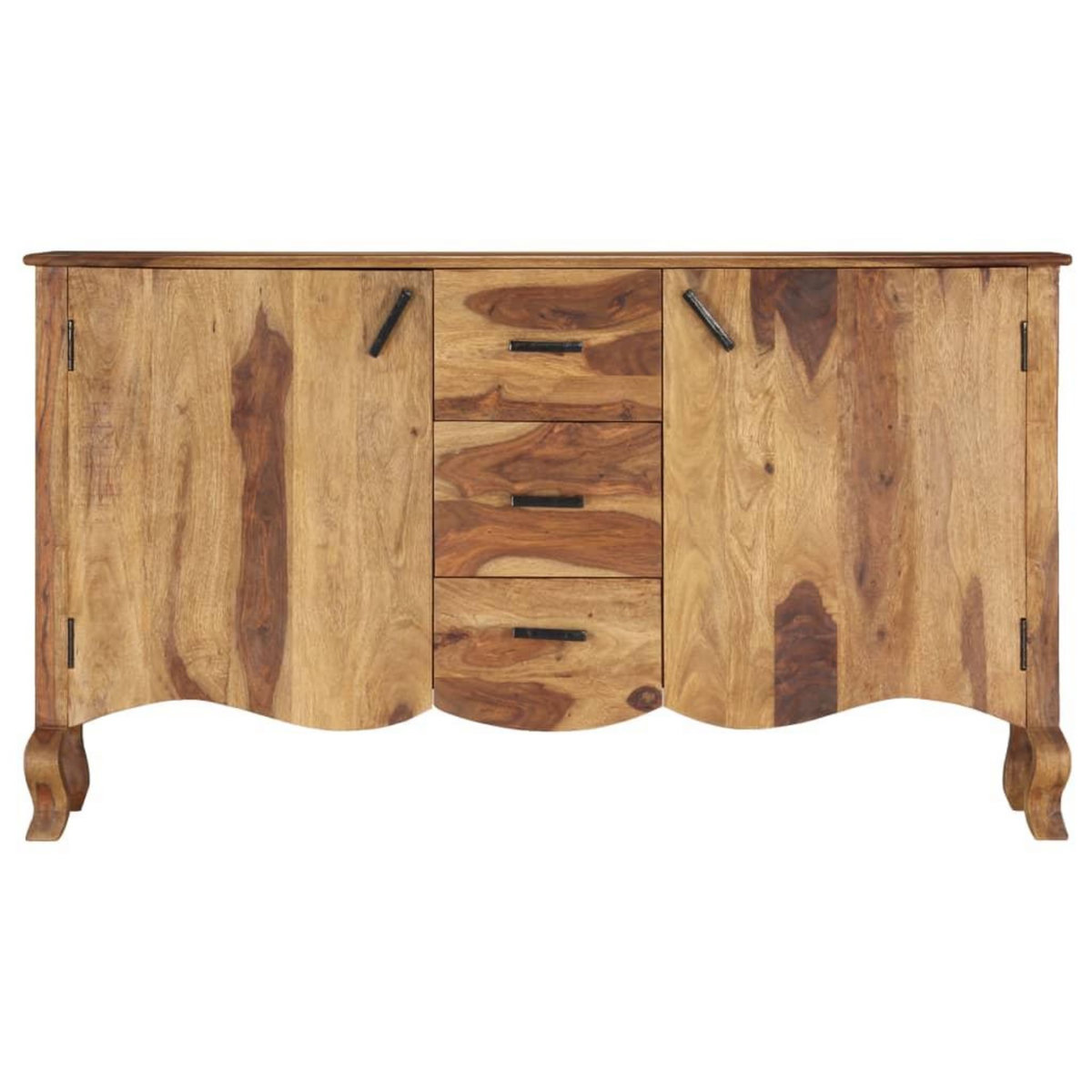 VIDAXL Buffet 145x40x80 cm Bois solide
