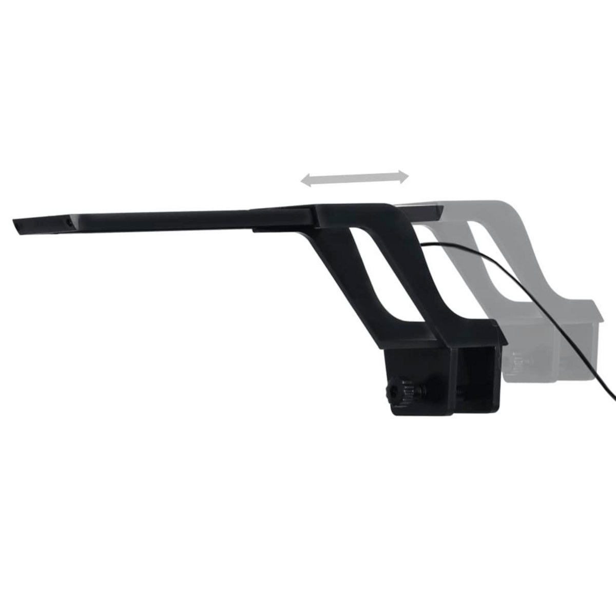 VIDAXL Lampe a LED d'aquarium avec pince 25-45 cm Bleu et blanc