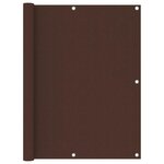 VIDAXL Ecran de balcon Marron 120x300 cm Tissu Oxford
