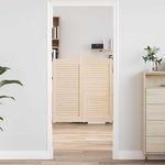 VIDAXL Portes battantes a persiennes 1paire 90x80 cm bois massif Pin