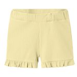 NAME IT Short  Fille Name it Sand. Coloris disponibles : Jaune