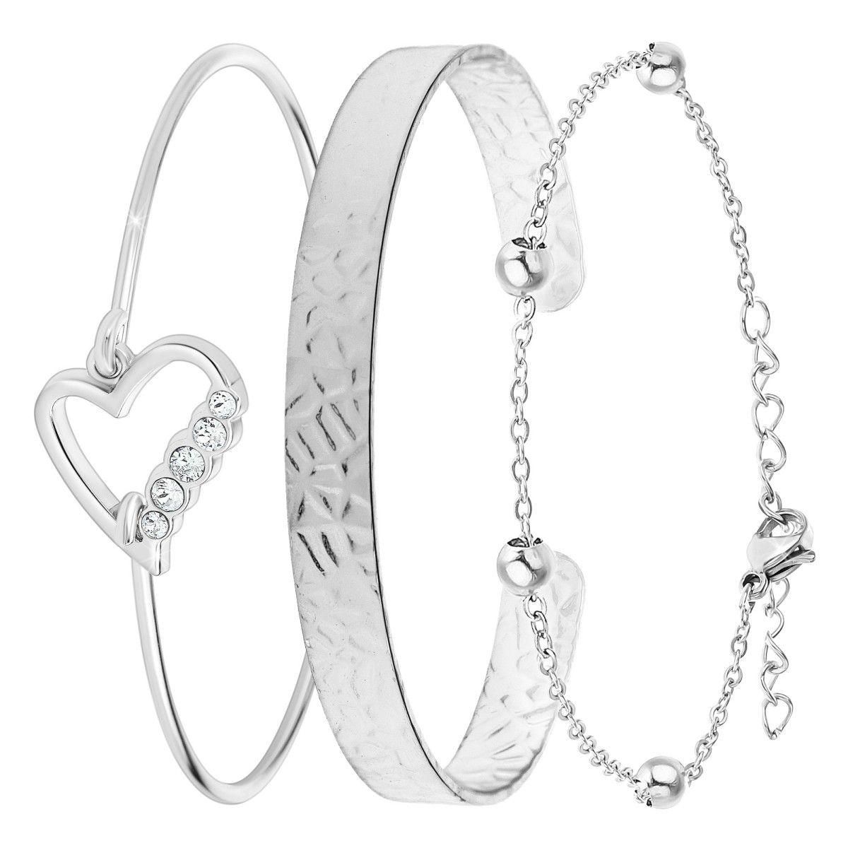 SC CRYSTAL Set de 3 bracelets SC Crystal®