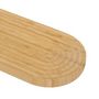 Voir la diapositive 3 : FIVE Planche à Découper Ovale en Bambou  Rainuré  60cm Naturel