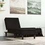Voir la diapositive 1 : VIDAXL Chaise longue noir velours