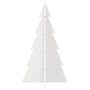 Voir la diapositive 4 : VIDAXL Arbre de Noël en bois pour décoration blanc 80 cm pin massif