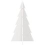 Voir la diapositive 4 : VIDAXL Arbre de Noël en bois pour décoration blanc 80 cm pin massif