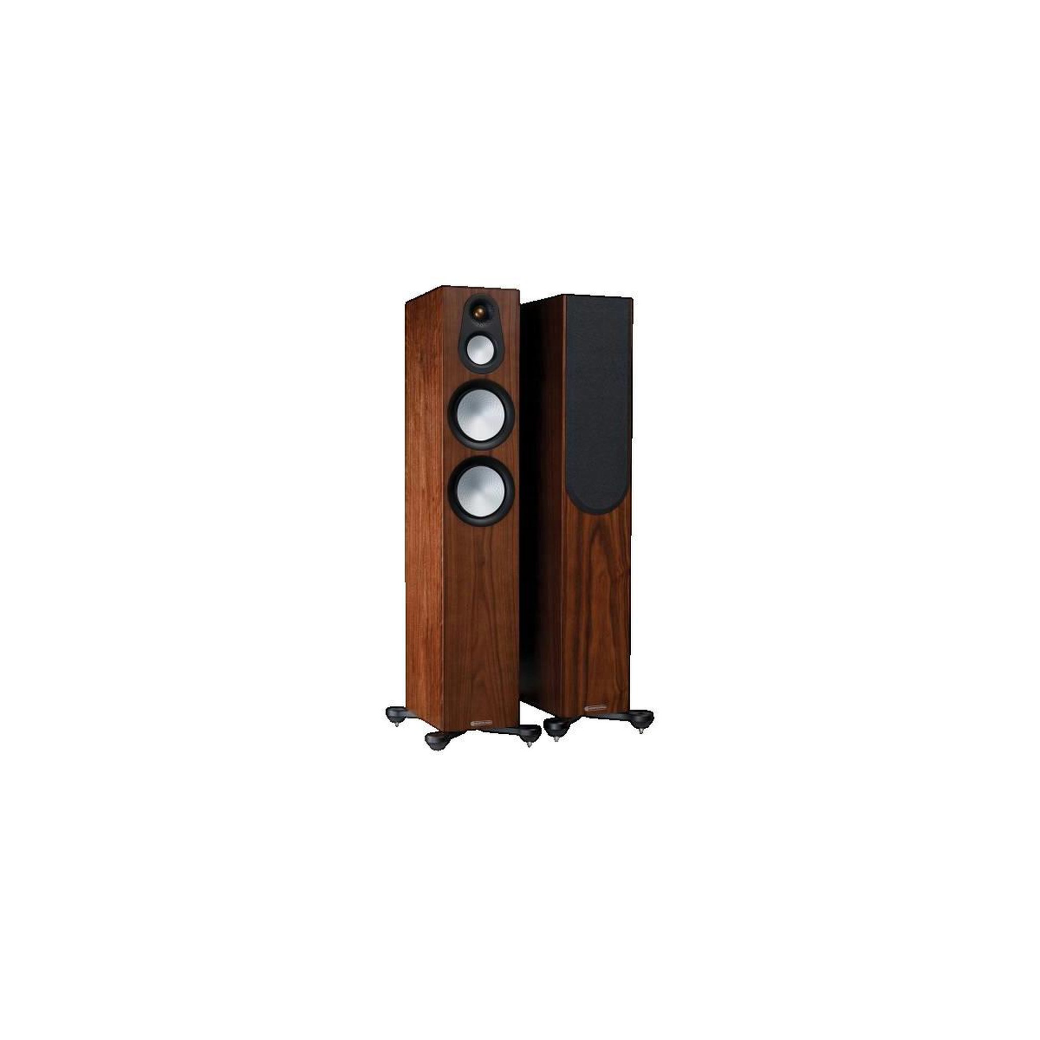 Voir la diapositive 3 : MONITOR AUDIO Enceinte colonne Monitor Audio Silver 300 7G noyer naturel