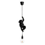 Paris Prix Lampe Suspension Design  Singe Déco  96cm Noir
