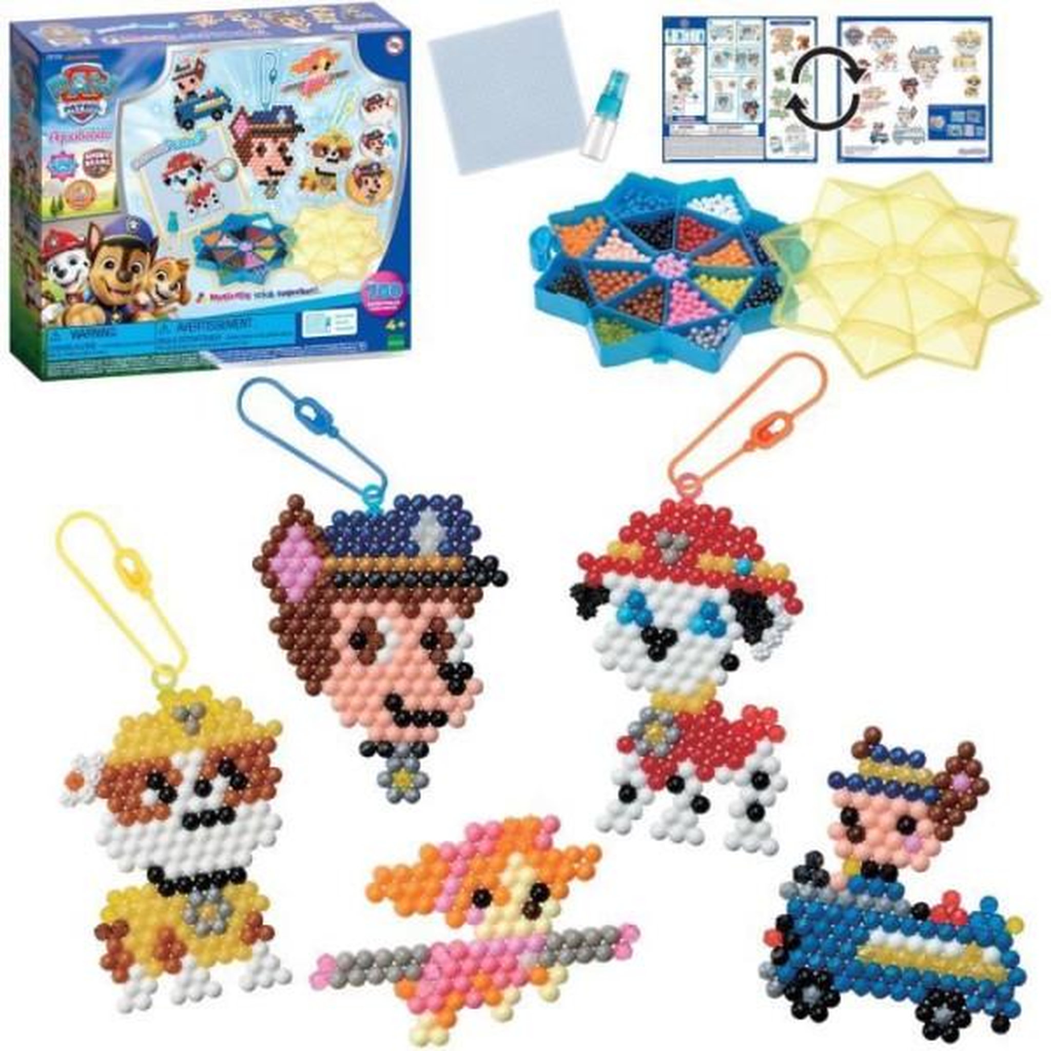 Voir la diapositive 3 : Aquabeads Le mega coffret - AQUABEADS - Pat'Patrouille - 800 perles - Des 4 ans