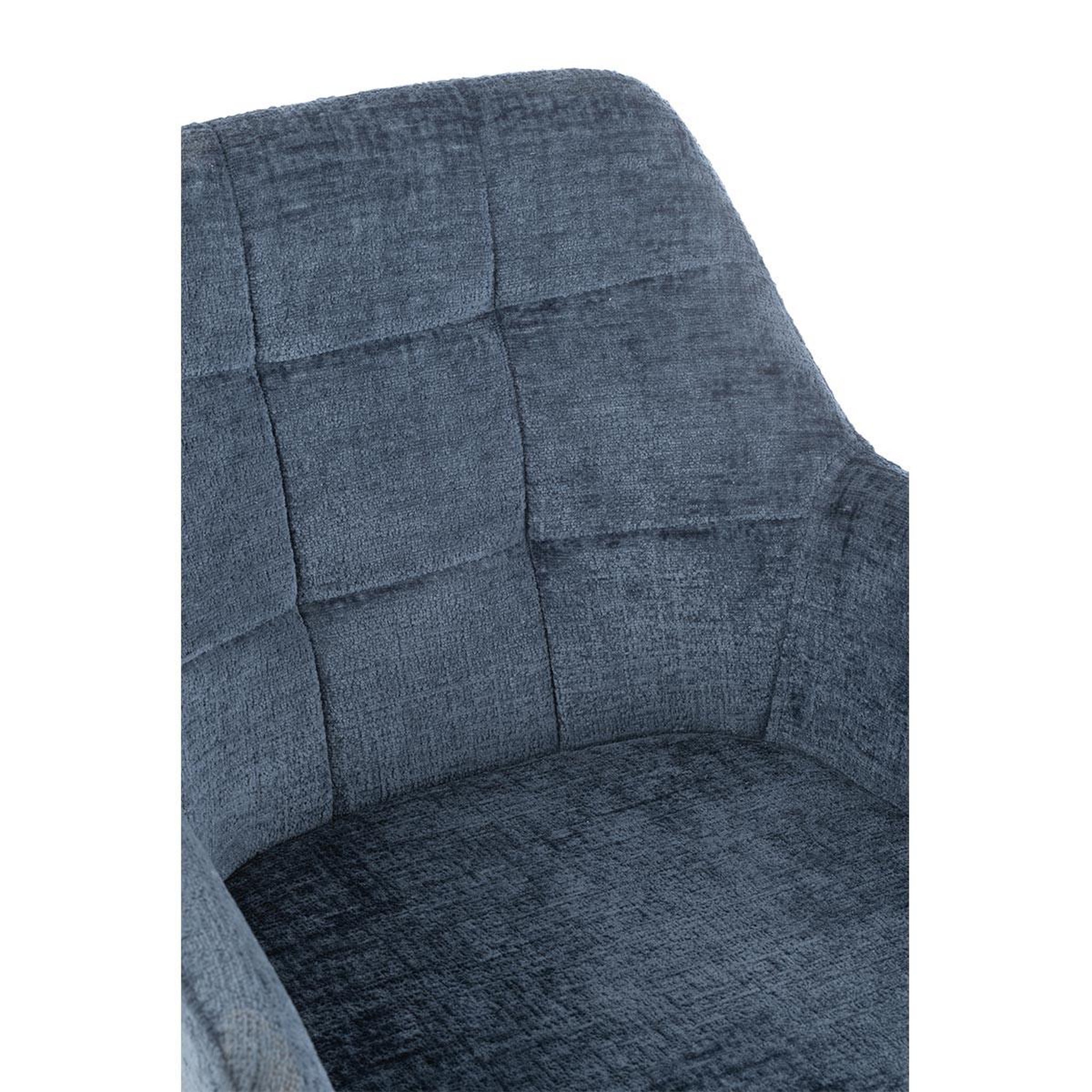 Voir la diapositive 5 : J-LINE Chaise design  louna  85cm bleu