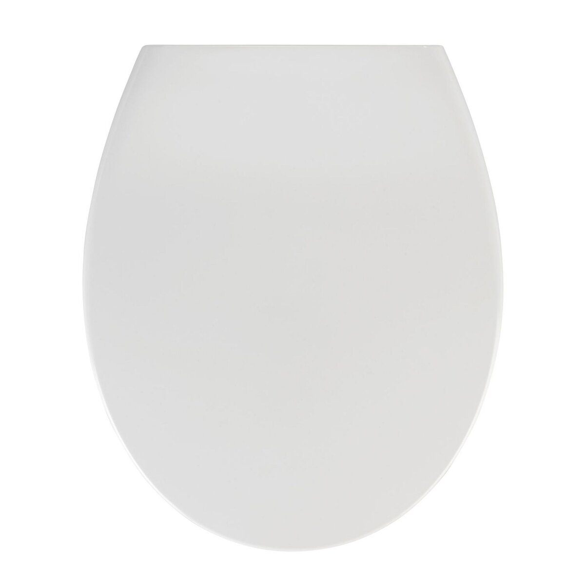 WENKO Abattant WC avec frein de chute 'Easy Close' Ostuni, abattant WC  clipsable Fix Clip avec fixation inox, capacité de charge jusqu'à 300kg,  thermoplastique, 37 x 44,5 cm, blanc