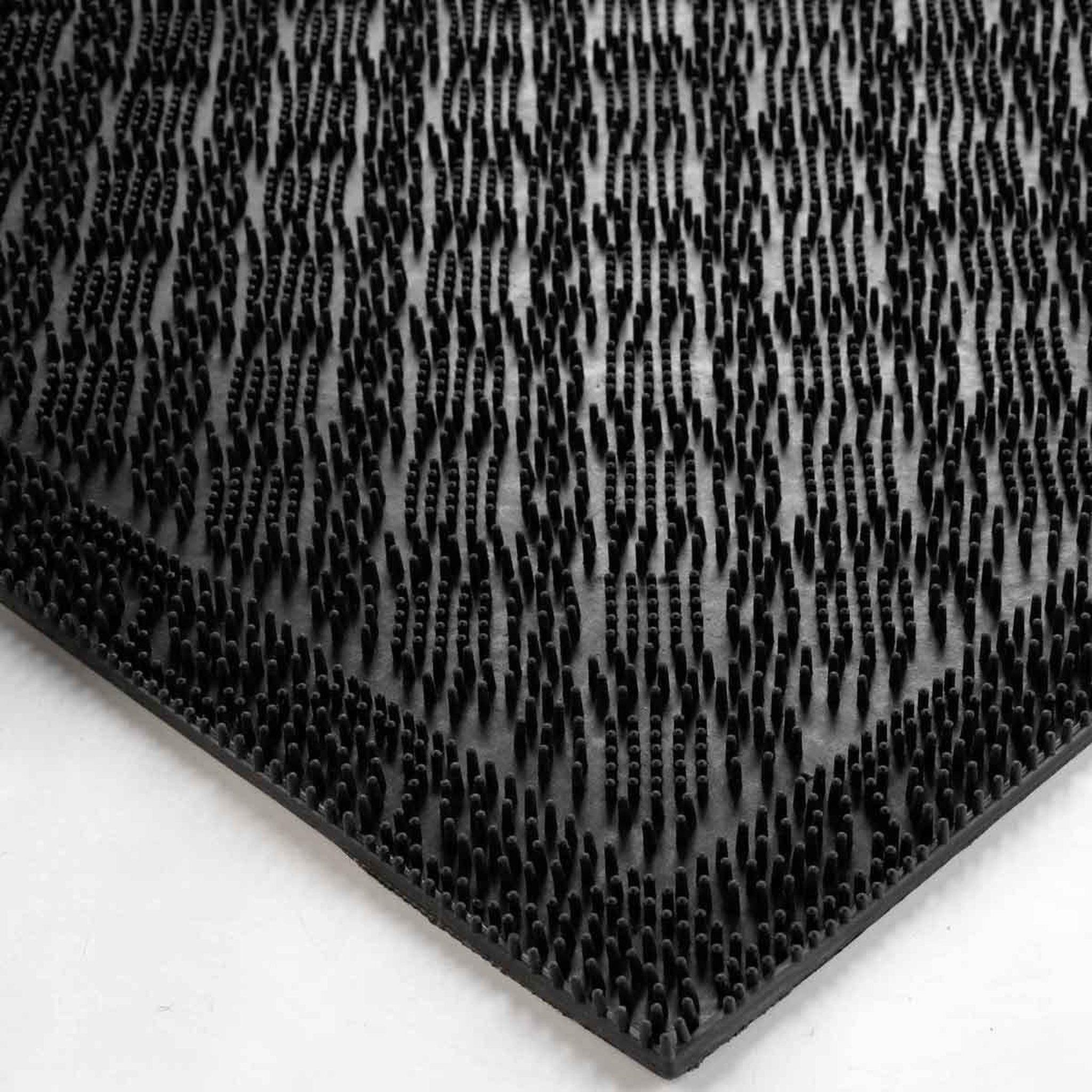 Voir la diapositive 2 : Douceur d'Intérieur Tapis d'Entrée Grattoir  Picoto  44x74cm Noir