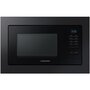 Voir la diapositive 1 : Samsung Micro-ondes solo encastrable 20l 850w noir - ms20a7013ab