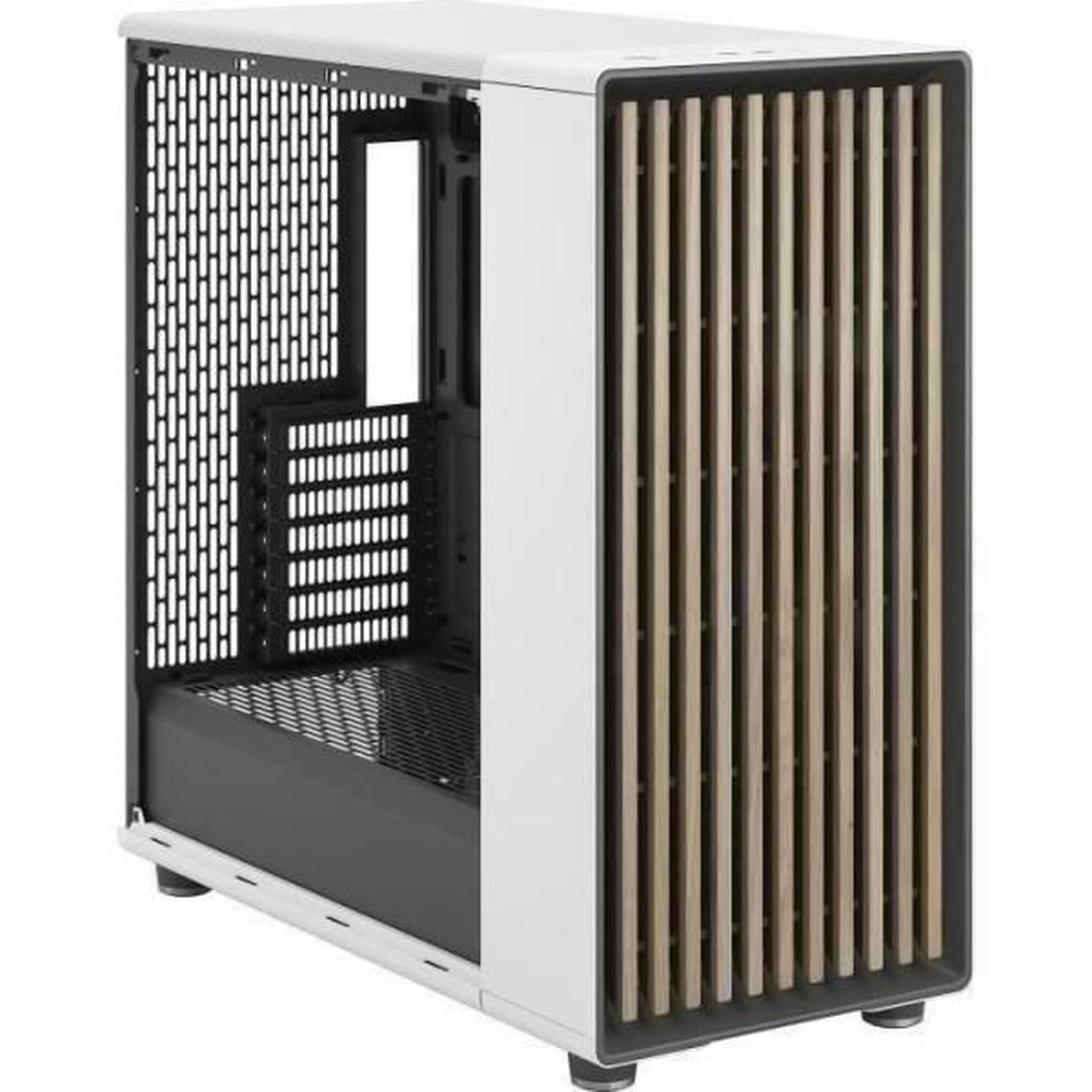 Voir la diapositive 2 : Fractal Design Boîtier PC - FRACTAL DESIGN - North XL Chalk White - FD-C-NOR1X-03 - E-ATX - Design élégant en bois et en alliage