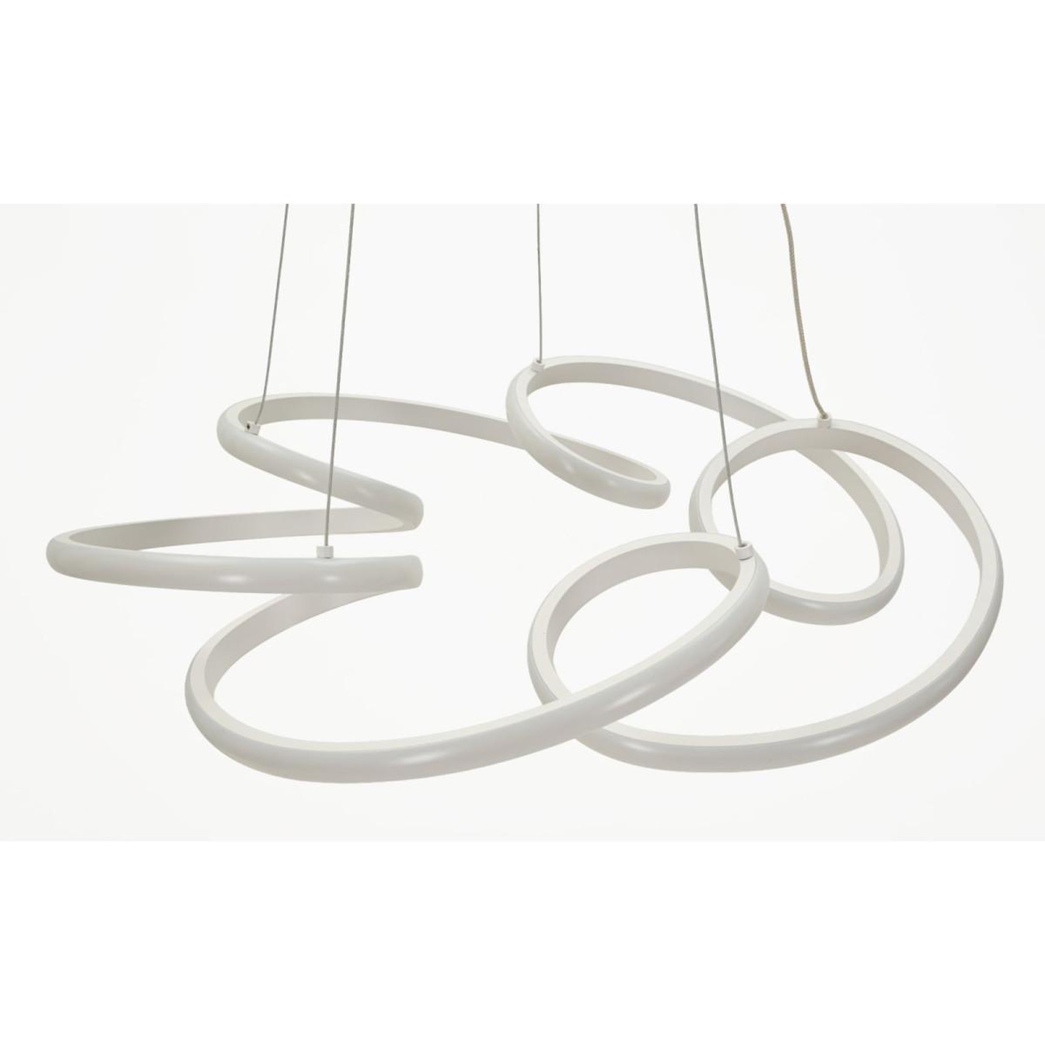 Voir la diapositive 2 : Paris Prix Suspension led design  glovy  120cm blanc