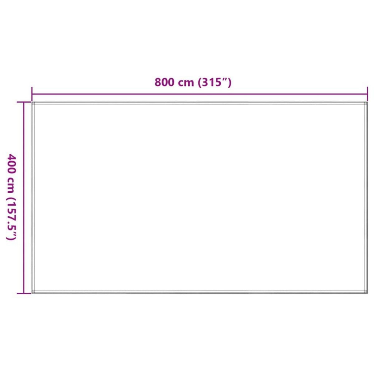 VIDAXL Filet de camouflage avec sac de rangement 833x297 cm blanc