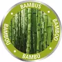Wenko Panier à linge en bambou Bahari - 40 x H. 60 cm - Gris